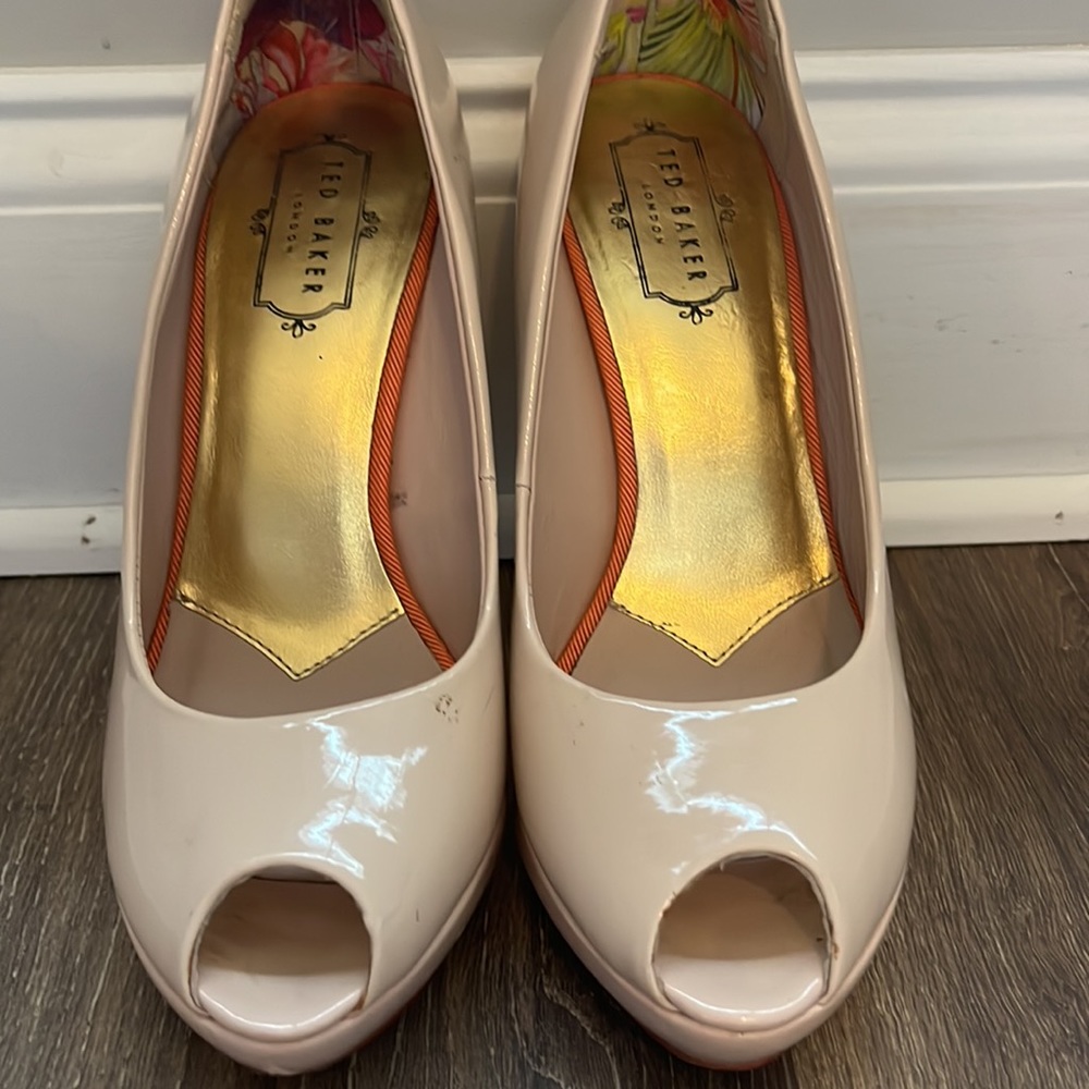Ted baker muted pink heel